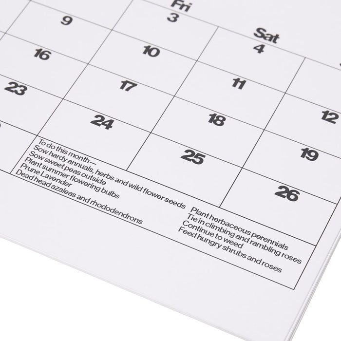 Brutalist Botany - 2026 Calendar