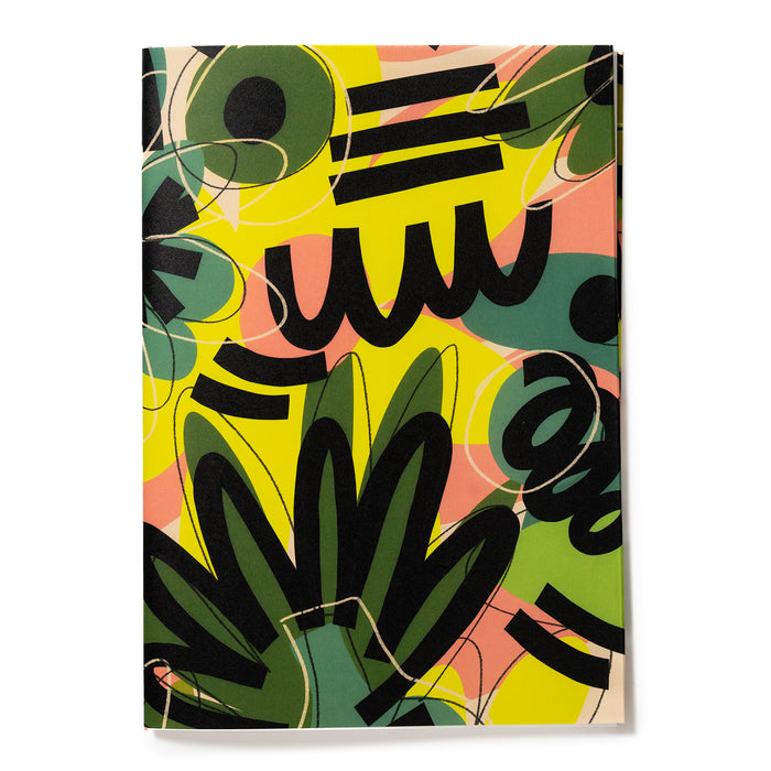 FA X Caroline Dowsett Stitched A4 Notebook Jungle