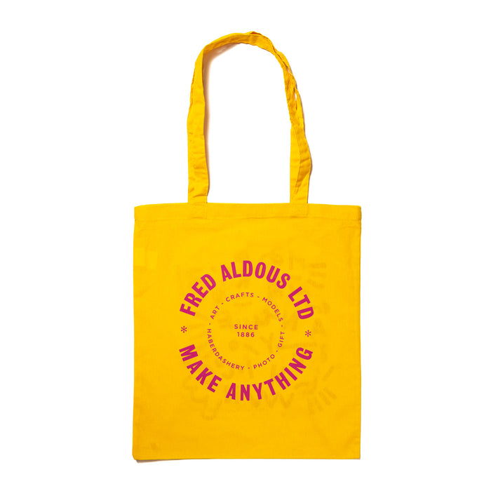 FA X Caroline Dowsett Screen Printed Tote Bag - Yellow