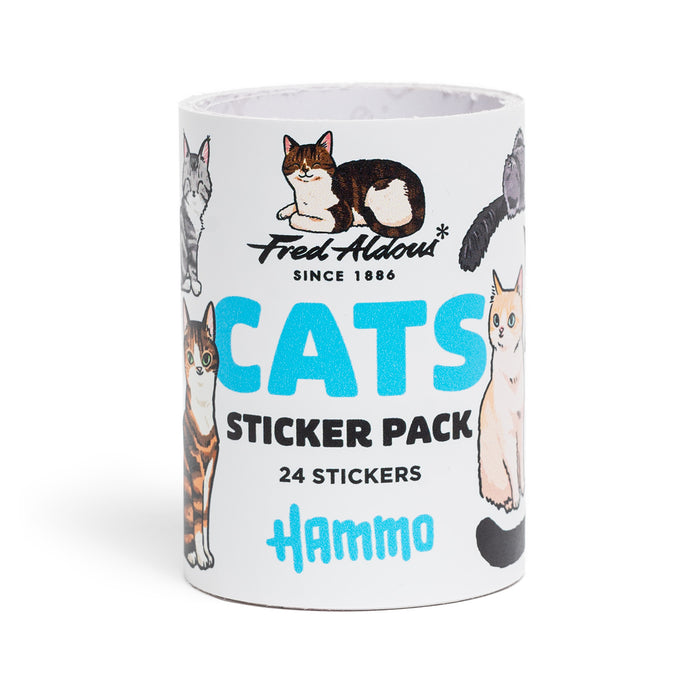 Fred Aldous X Hammo Cats Sticker Pack