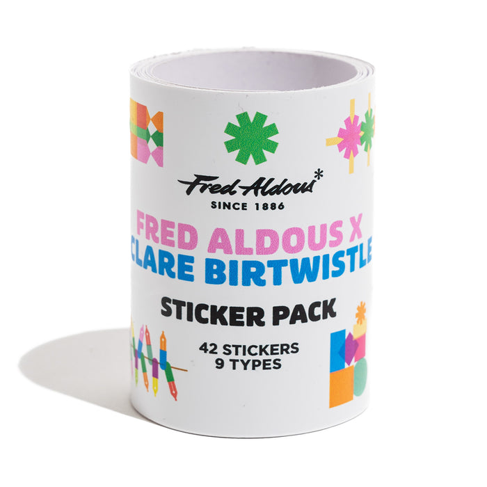 Fred Aldous X Clare Birtwistle Sticker Pack