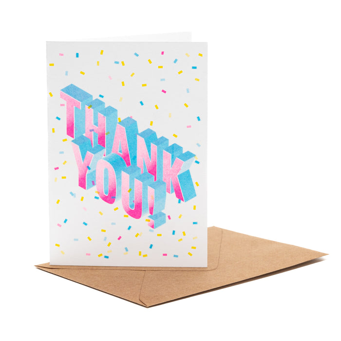 Thank You Confetti - Fred Aldous Card