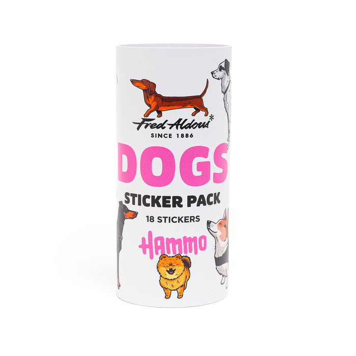 Fred Aldous X Hammo Dogs Sticker Pack Medium