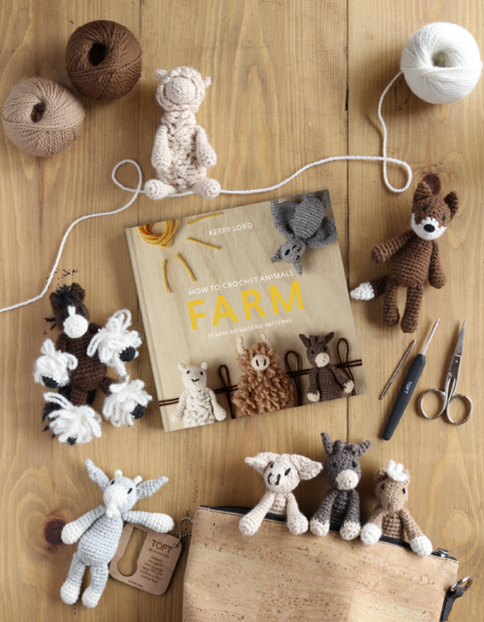 How to Crochet: FARM - Mini Menagerie Book by Kerry Lord