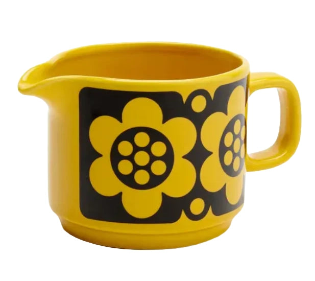 Magpie X Hornsea Jug Geo Flower Yellow