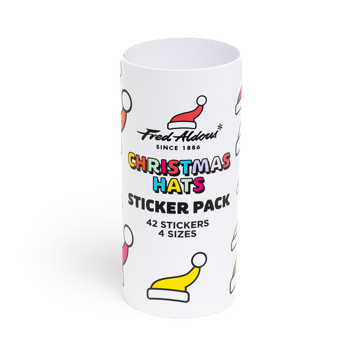 Fred Aldous Christmas Hats Sticker Pack Medium