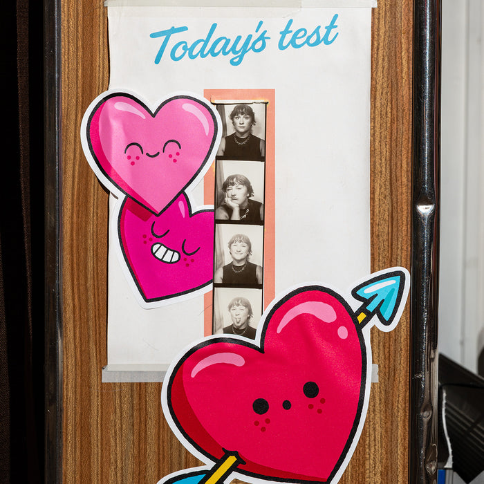 Fred Aldous X Hammo Heart Sticker Pack Large