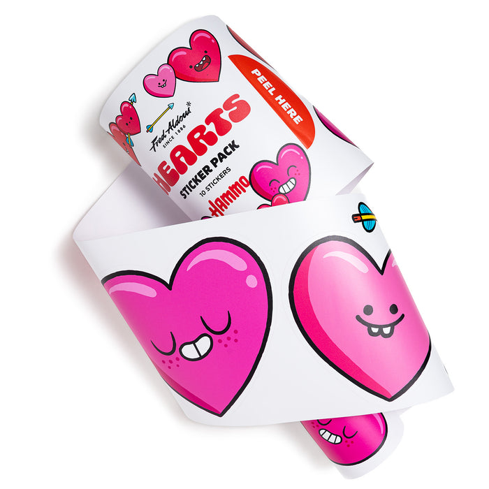 Fred Aldous X Hammo Heart Sticker Pack Large