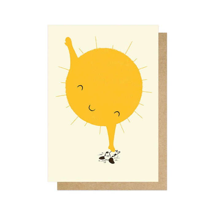 Belly Rub Greetings Card