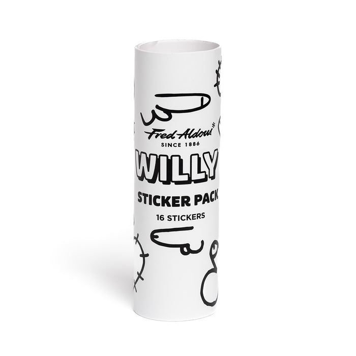 Fred Aldous Willy Sticker Pack Large
