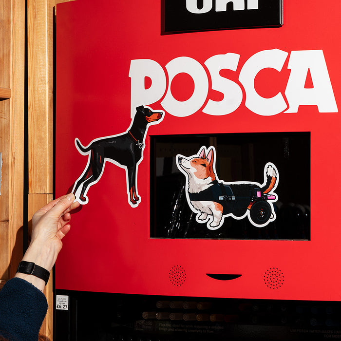 Fred Aldous X Hammo Dogs Sticker Pack Large