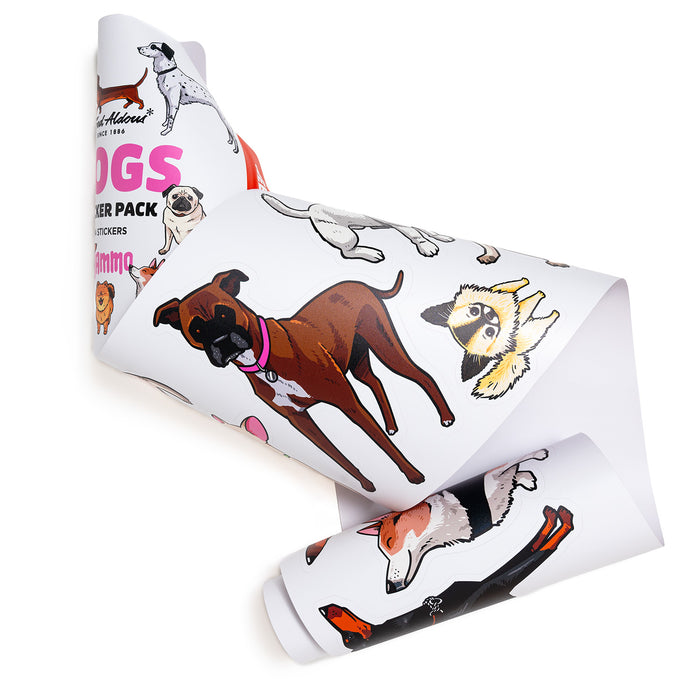 Fred Aldous X Hammo Dogs Sticker Pack Large