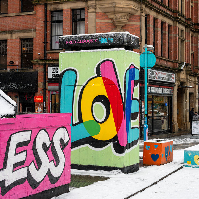 Fred Aldous X Hammo - LOVE A3 Riso Print