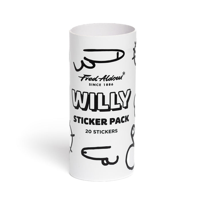 Fred Aldous Willy Sticker Pack Medium