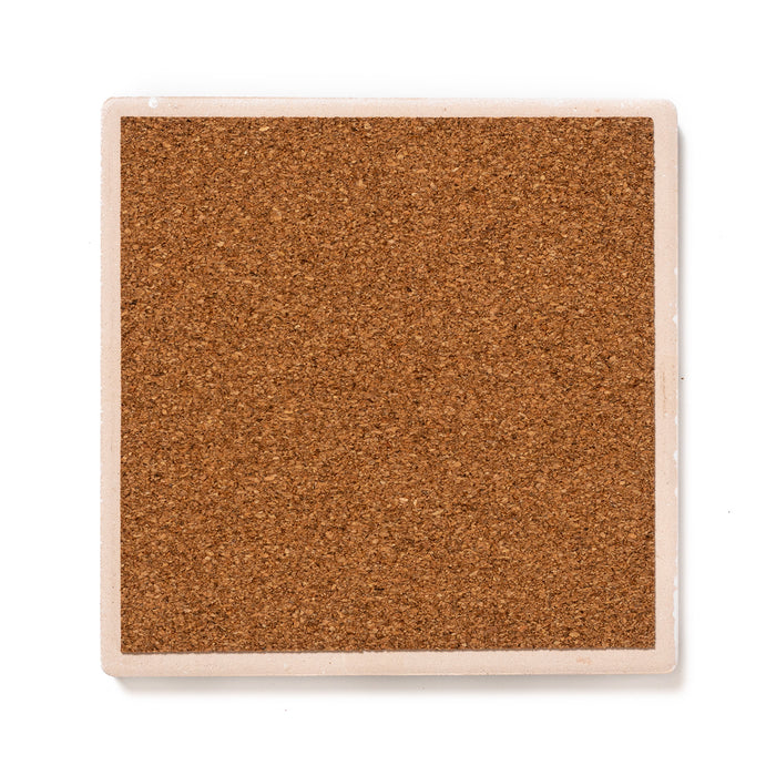 FA X Marcus Method Ceramic Square Coaster Black
