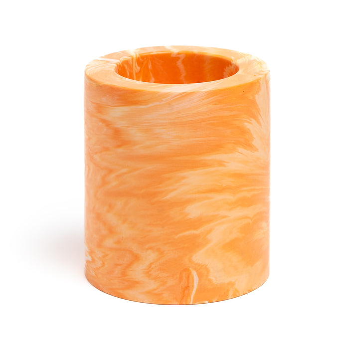 FA Jesmonite Mini Pot - Marbled Orange