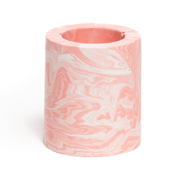FA Jesmonite Mini Pot - Marbled Pink