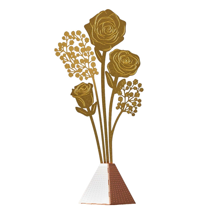 Tiny Bouquet - Rose Brass