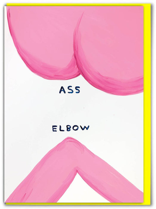 David Shrigley Card - Ass Elbow