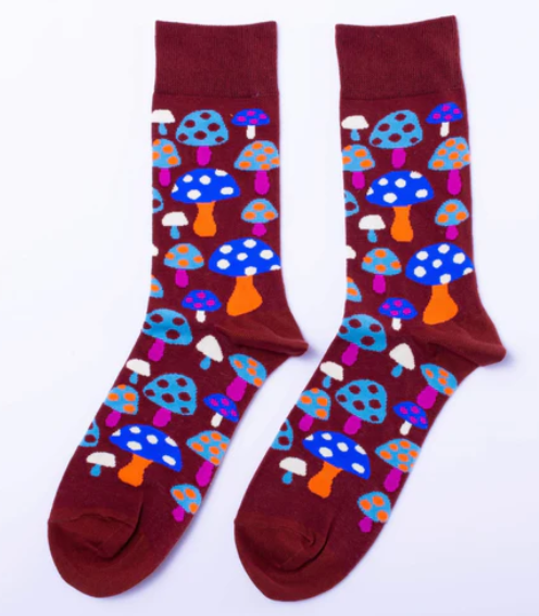 YOW Socks Mushroom - Size 6-11 UK