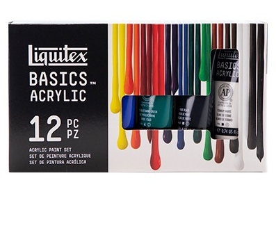 Liquitex Basics Acrylic Set 12x22ml