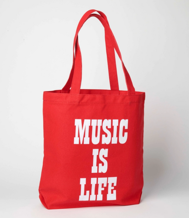 Peanuts Tote - Music Is Life!