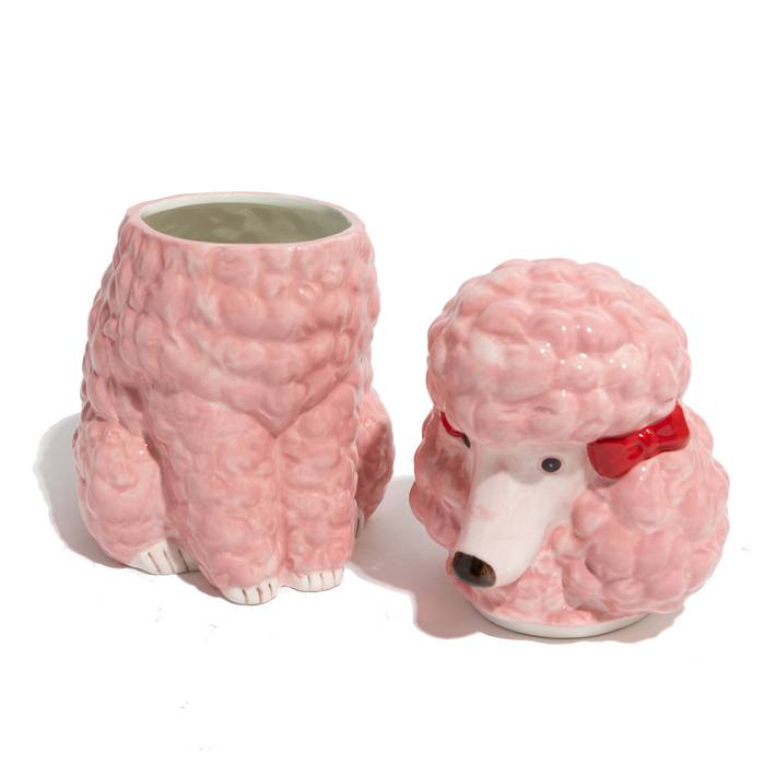 Pink Poodle Storage / Cookie Jar