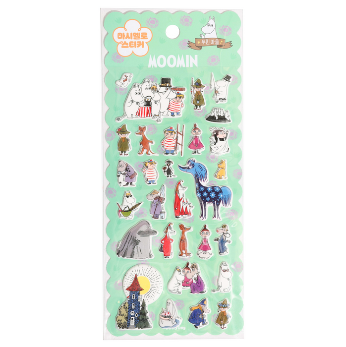 Moomin Marshmallow Puffy Stickers