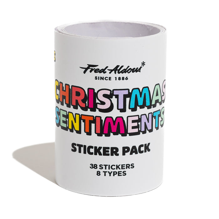 Fred Aldous Christmas Sentiments Sticker Pack