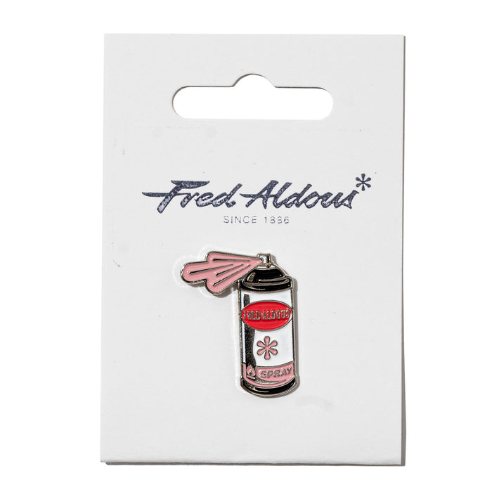 Fred Aldous Spray Can Pin Badge
