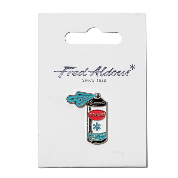 Fred Aldous Spray Can Pin Badge