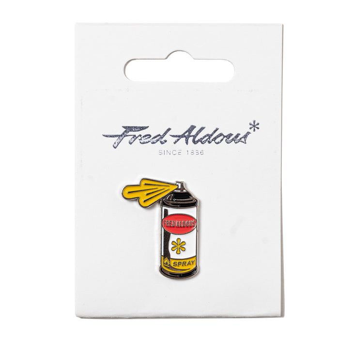 Fred Aldous Spray Can Pin Badge