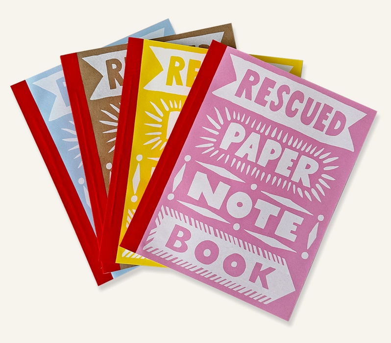 Large Rescued Paper Notebook (Assorted Colours)