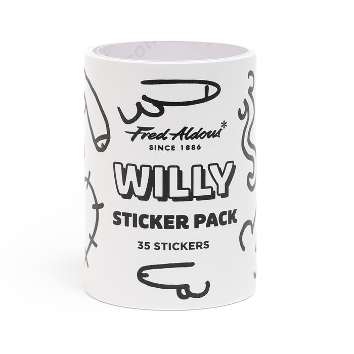 Fred Aldous Willy Sticker Pack