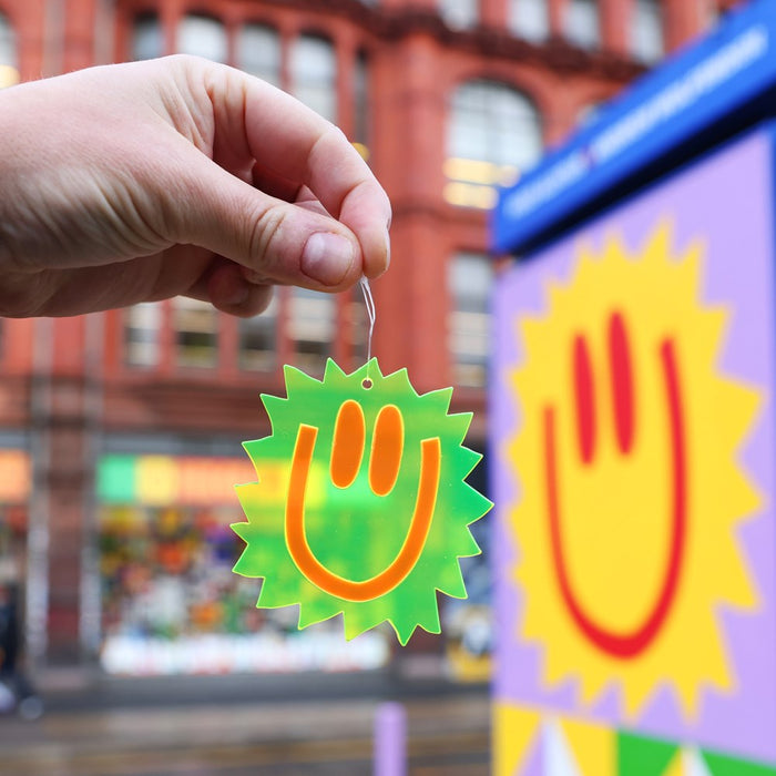 AW - Merry Xmas Happy Sun Bauble Card