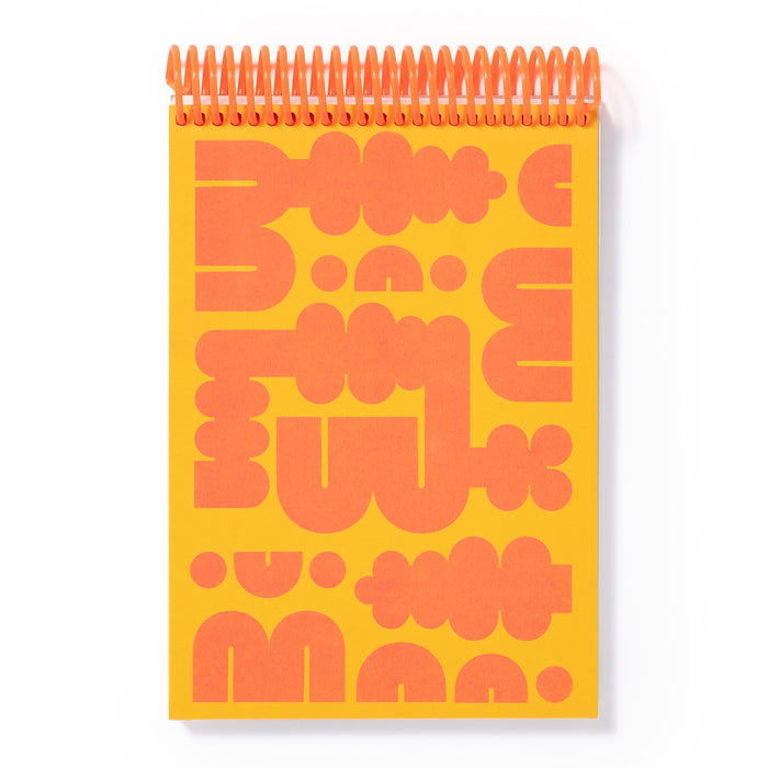 Bump Spiral Notebook - Citrine