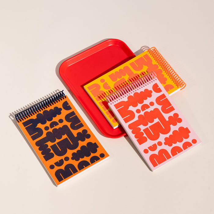 Bump Spiral Notebook - Citrine