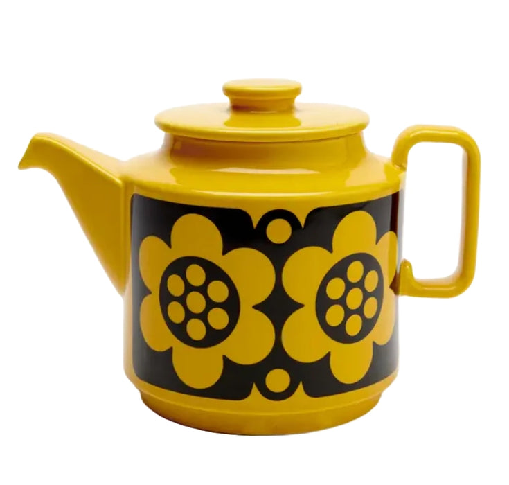 Magpie X Hornsea Teapot Geo Flower Yellow