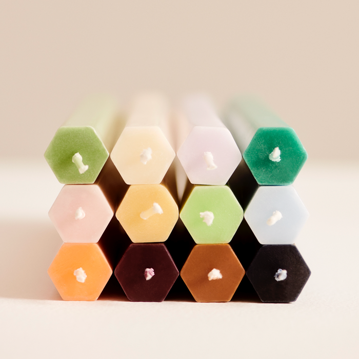 Hexagon Candle Set