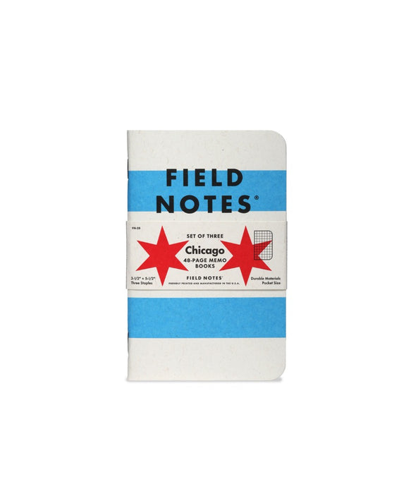 FIELD NOTES Chicago 3-Pack Memo Books Graph Grid
