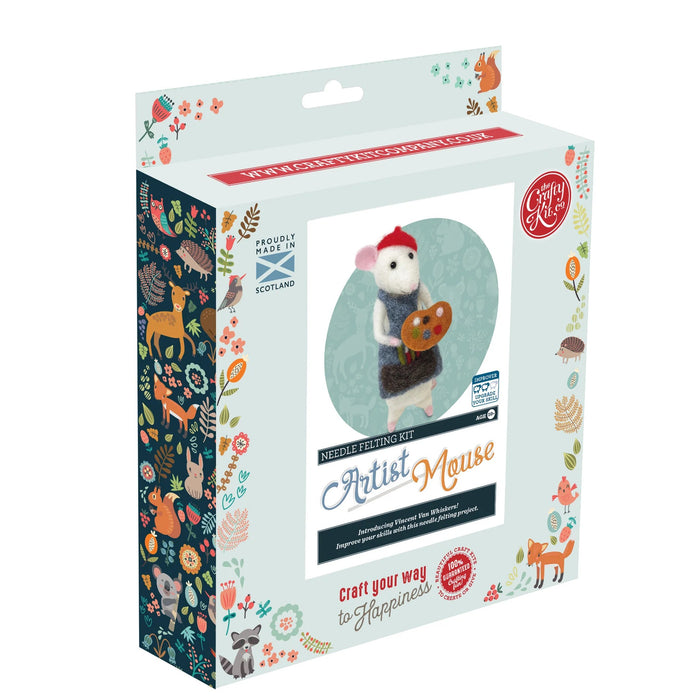 Artist Mouse Needle Felting Kit