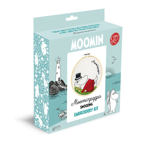 Moominpapa Snoozing Embroidery Kit