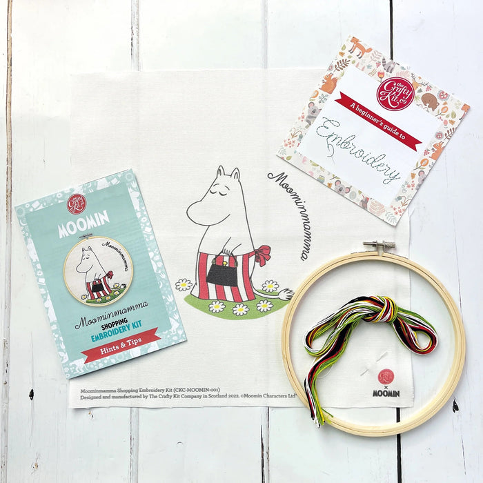 Moominmamma Shopping Embroidery Kit