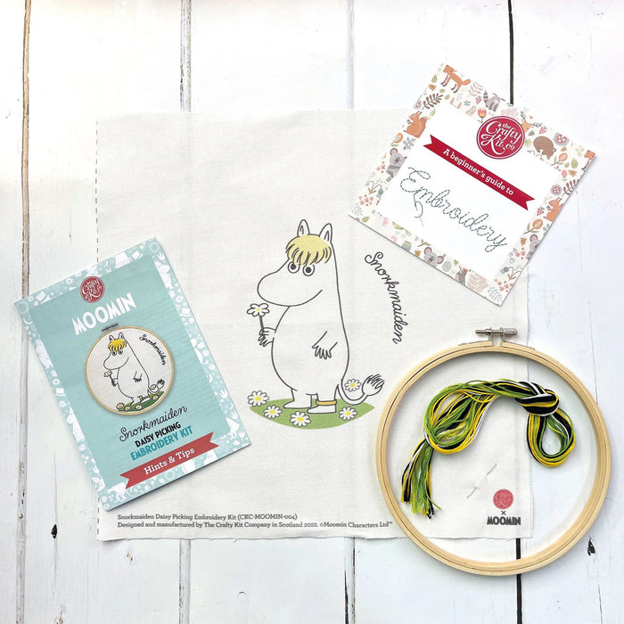 Snorkmaiden Daisy Picking Embroidery Kit