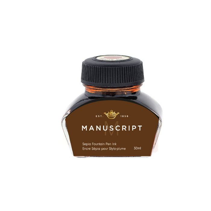 30ml Bottle Sepia Fountain Pen Ink Manuscript