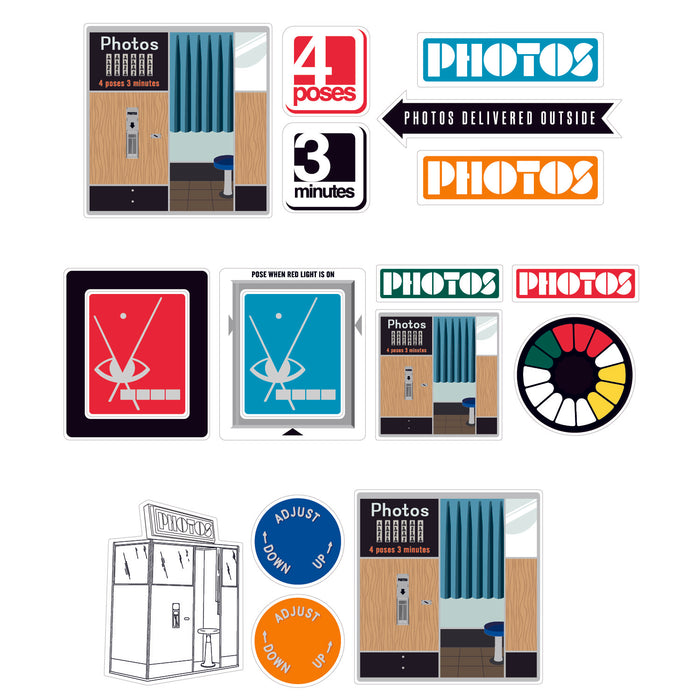 Photobooth Sticker Pack - Medium