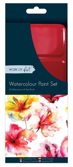 Water Colour Pallet - 24 Colours