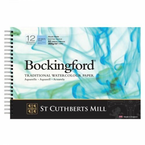 Bockingford Spiral Pad A3 300gsm NOT/Cold Pressed
