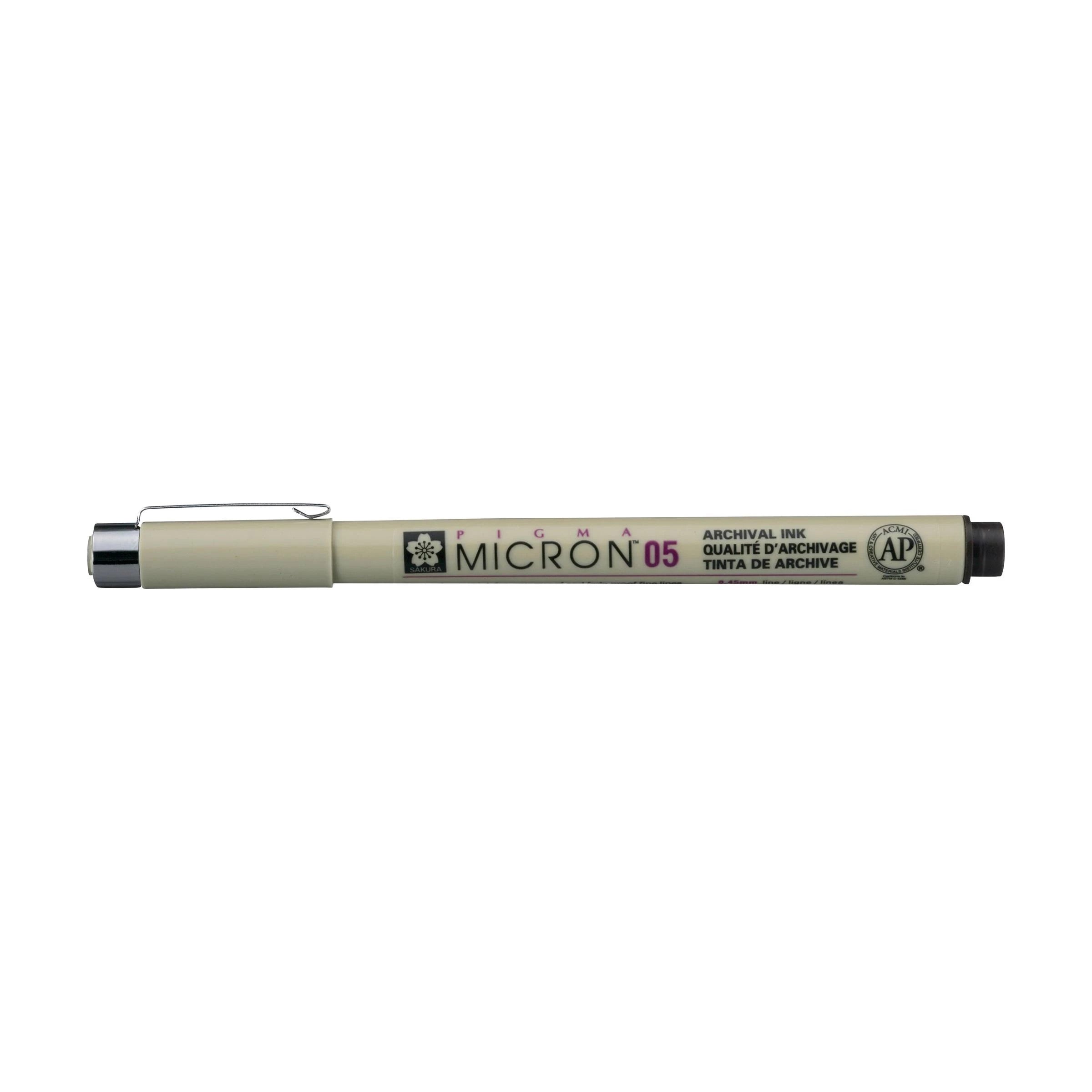 Pigma Micron 05 (0.45mm)