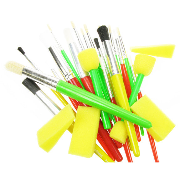 Stencil Brush Value - 25 Pack